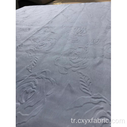polyester 3d kabartma kumaş tasarımı gül